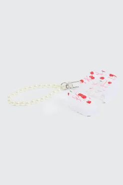 Bow & Cherry Print Clear AirPods Case