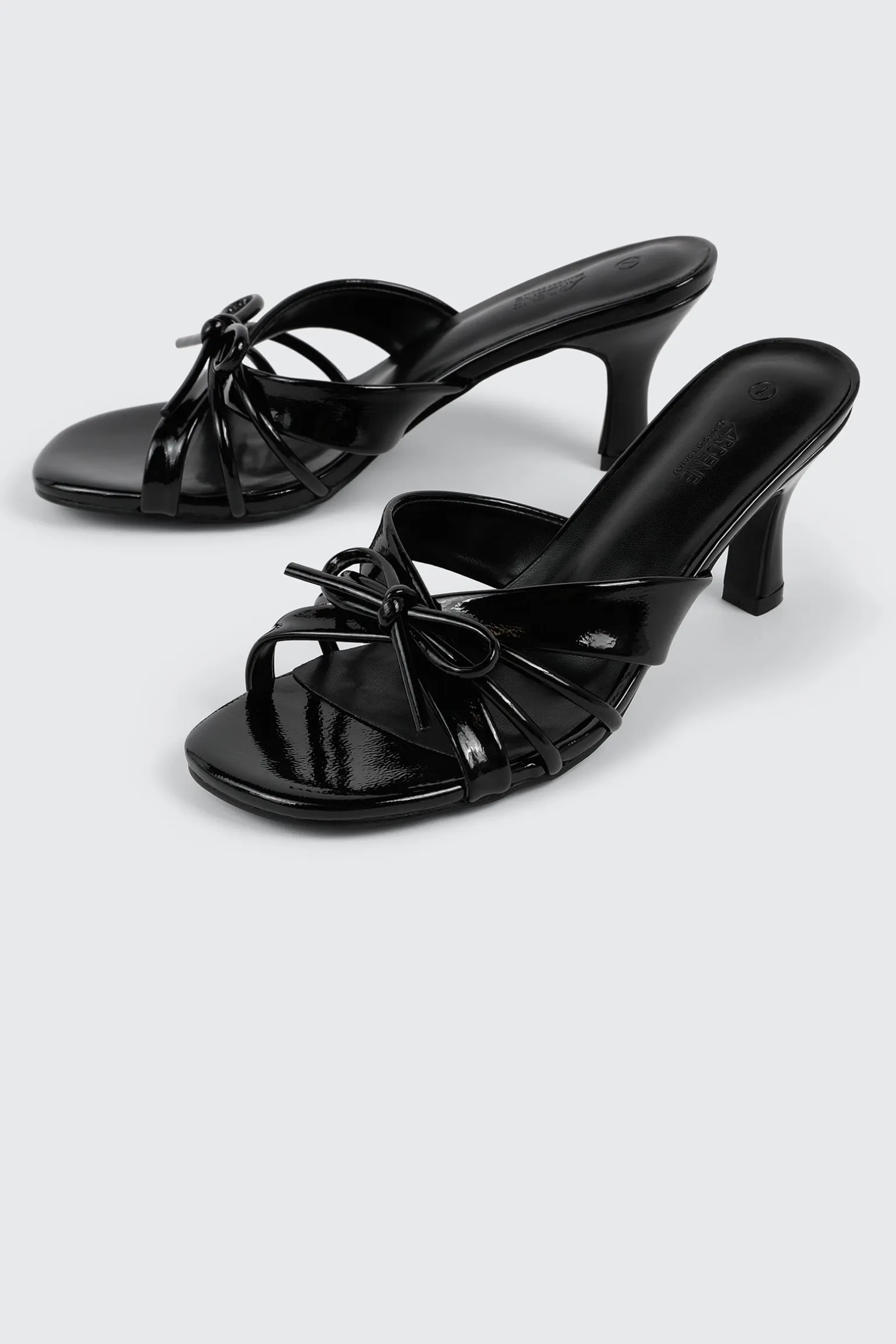 Bow Kitten Heel Sandals