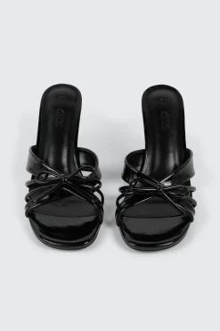 Bow Kitten Heel Sandals