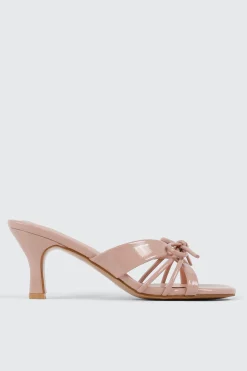 Bow Kitten Heel Sandals