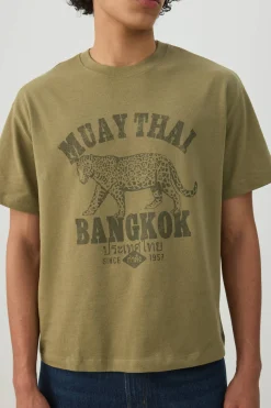 Boxy Graphic Crew Neck T-Shirt