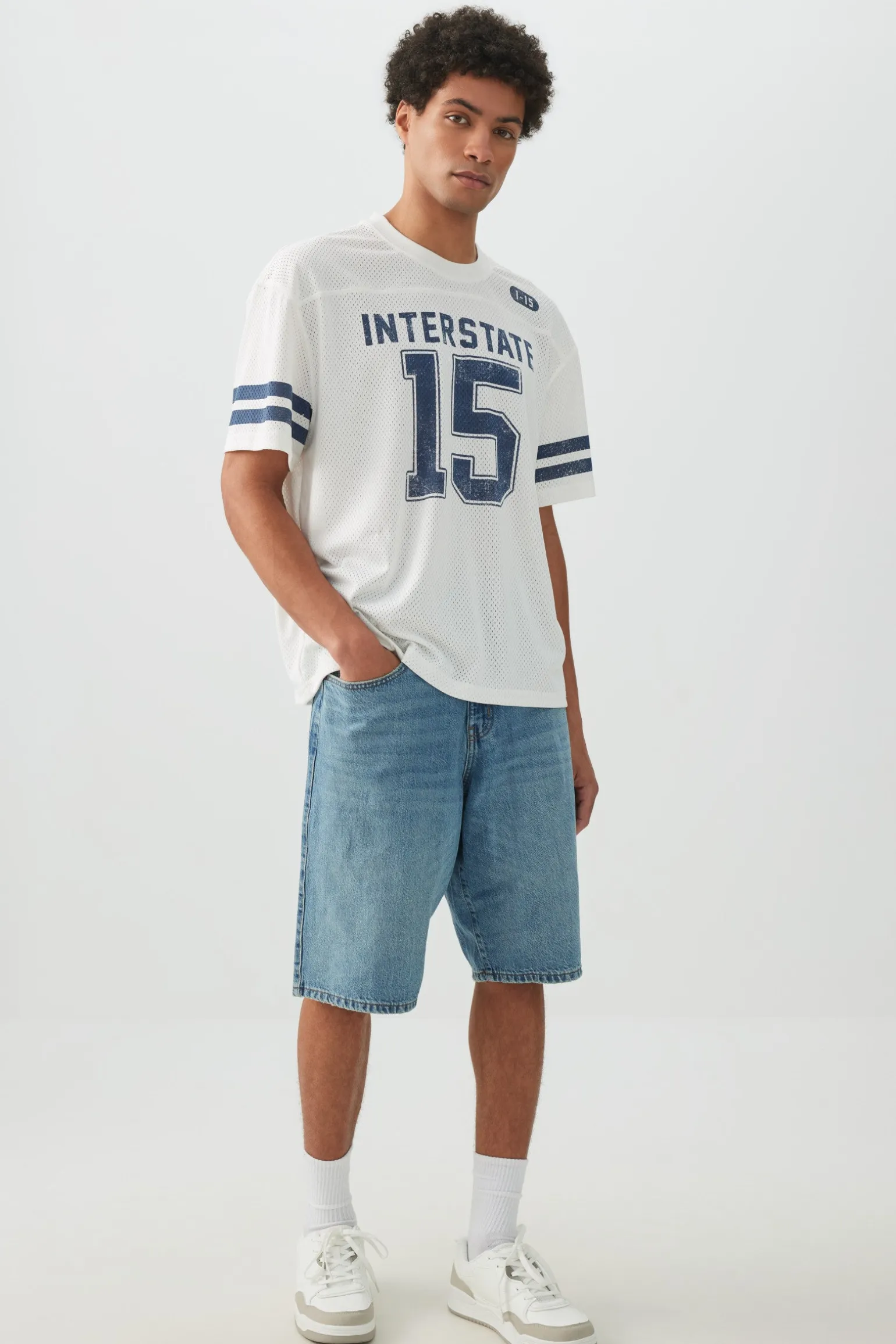 Boxy Mesh Sport Jersey