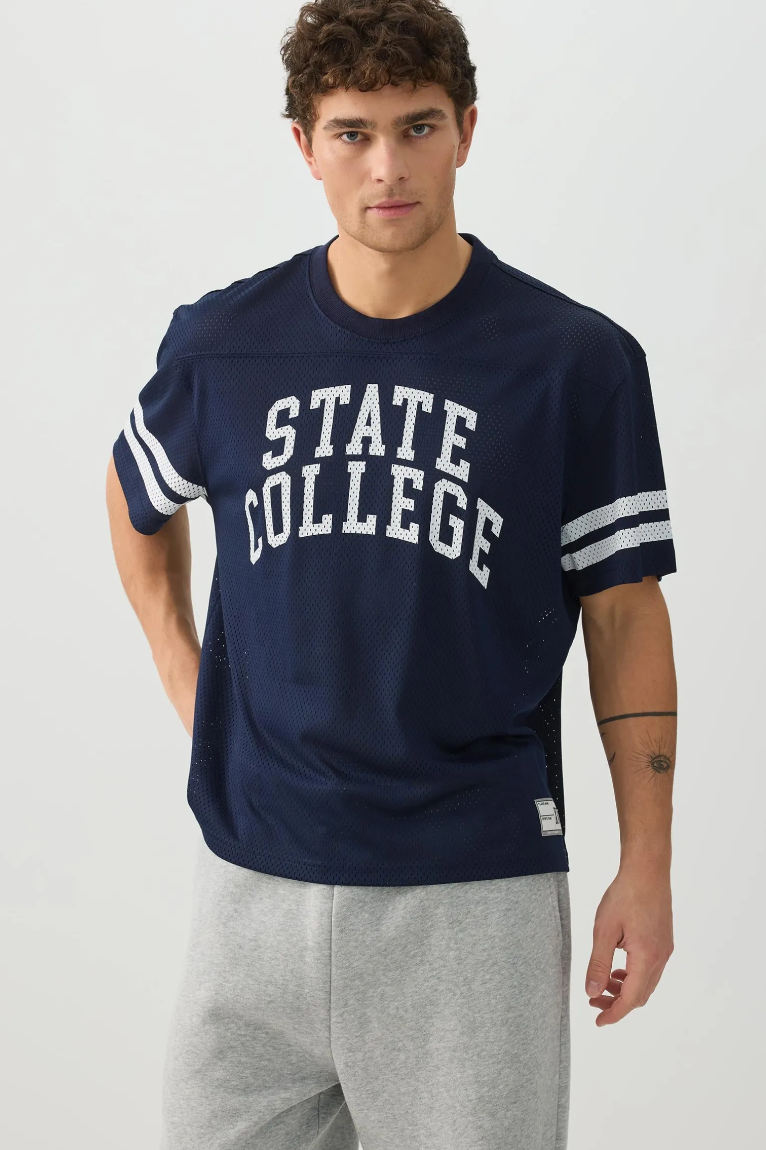 Boxy Mesh Sports Jersey