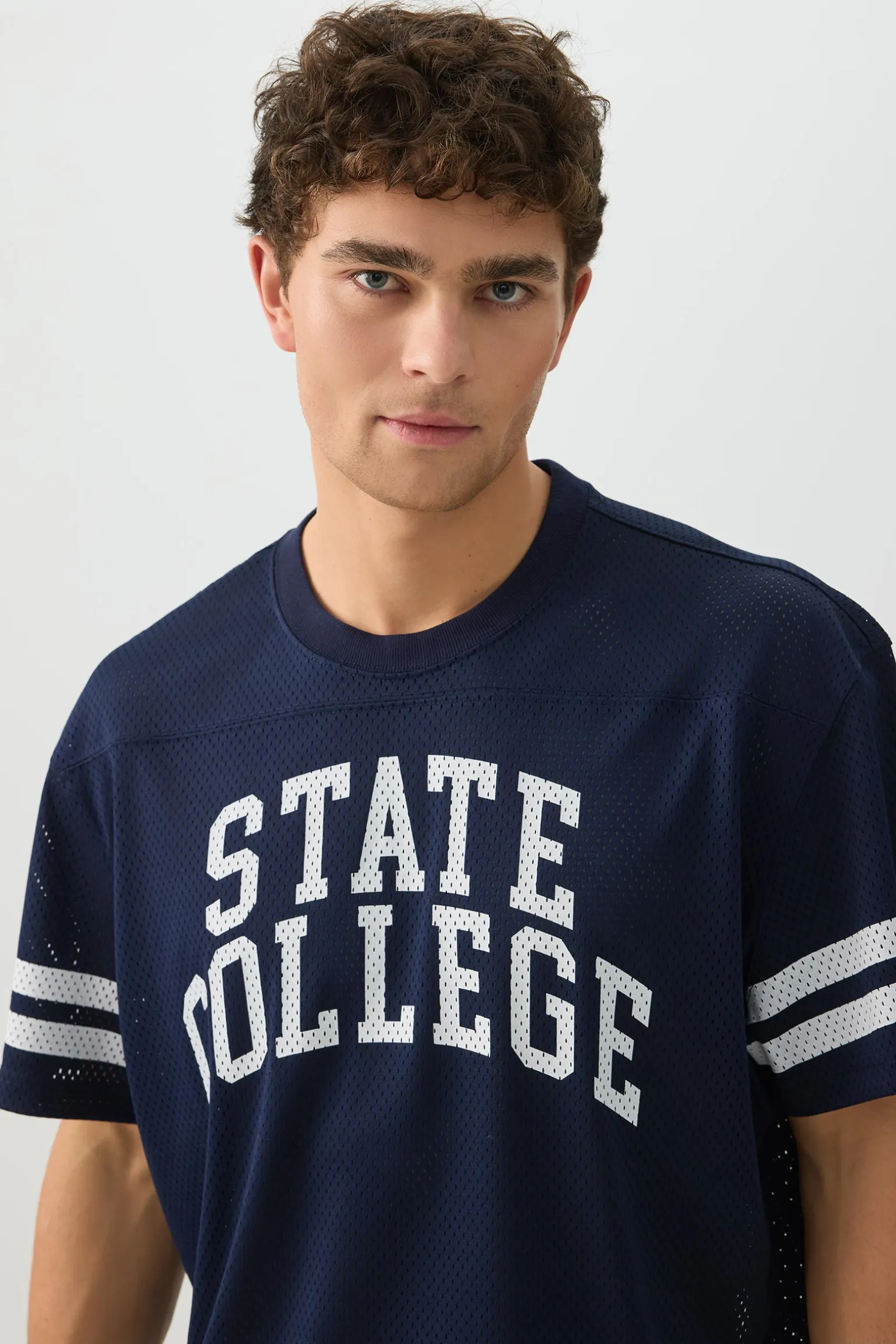 Boxy Mesh Sports Jersey