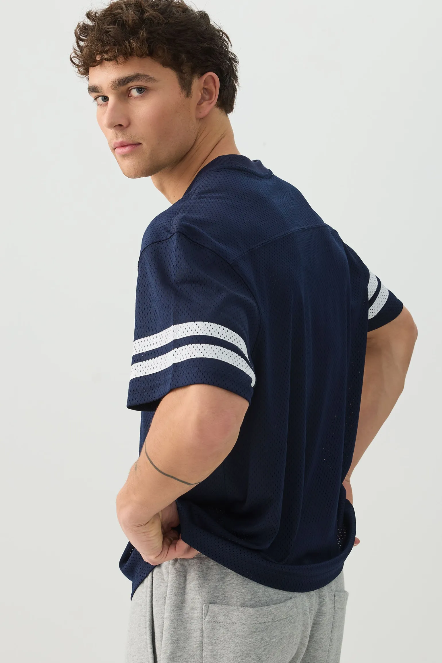 Boxy Mesh Sports Jersey