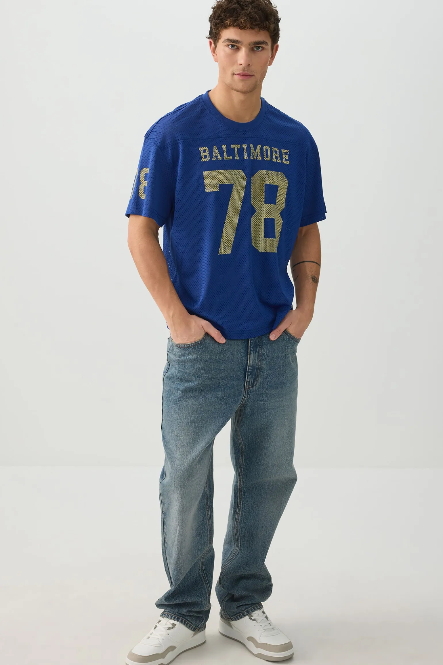 Boxy Mesh Sports Jersey