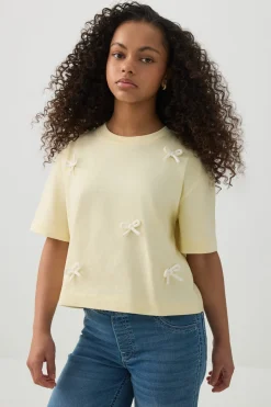 Boxy T-Shirt with Embellishment