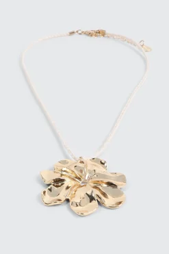 Braided Cord Pendant Necklace