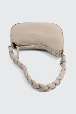 Braided Strap Baguette Bag
