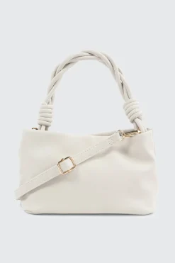 Braided Top Handle Shoulder Bag