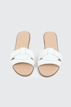 Braided Vamp Flat Sandals