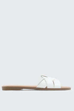 Braided Vamp Flat Sandals