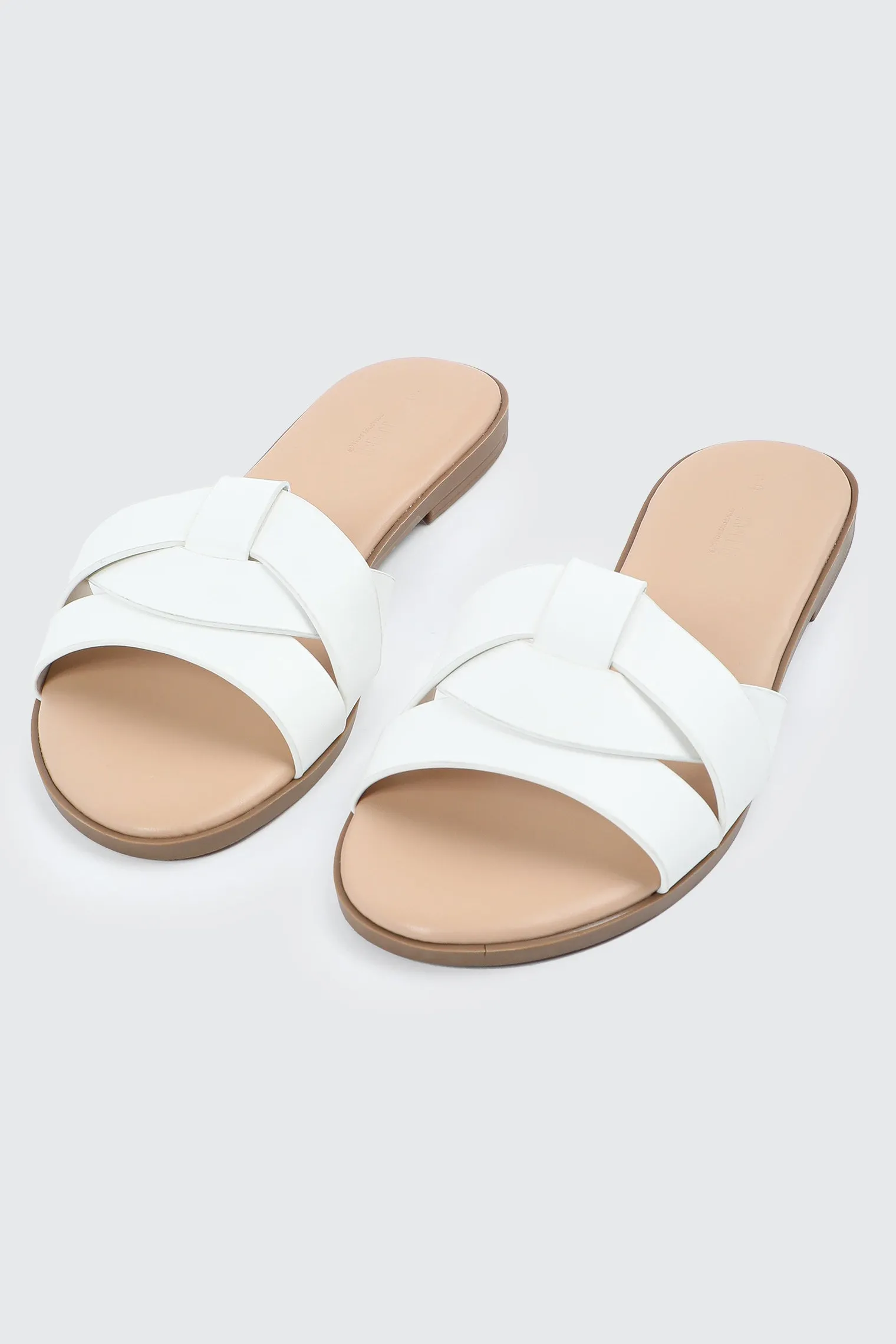Braided Vamp Flat Sandals