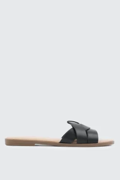Braided Vamp Flat Sandals