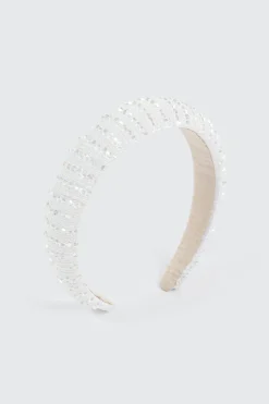 Bridal Beaded Woven Headband