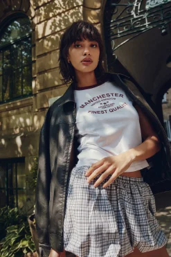 Bubble Micro Skirt with Shorts