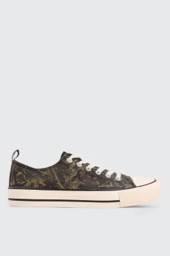 Camouflage Low Top Canvas Sneakers