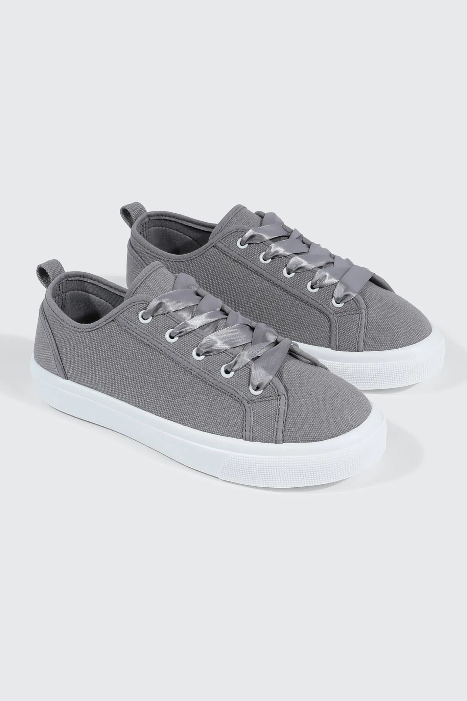 Canvas Lace Up Sneakers