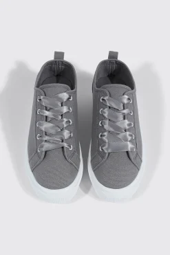 Canvas Lace Up Sneakers