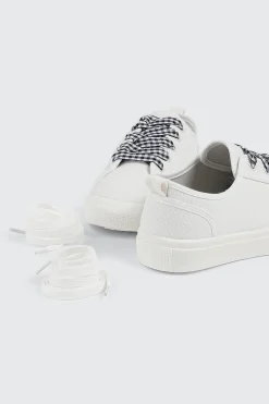 Canvas Lace Up Sneakers