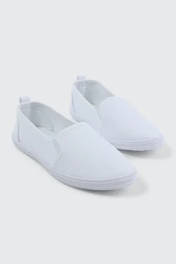 Canvas Slip On Sneakers