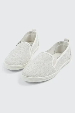 Canvas Slip On Sneakers