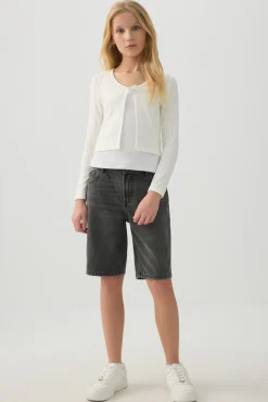 Cardigan with Bow Detail