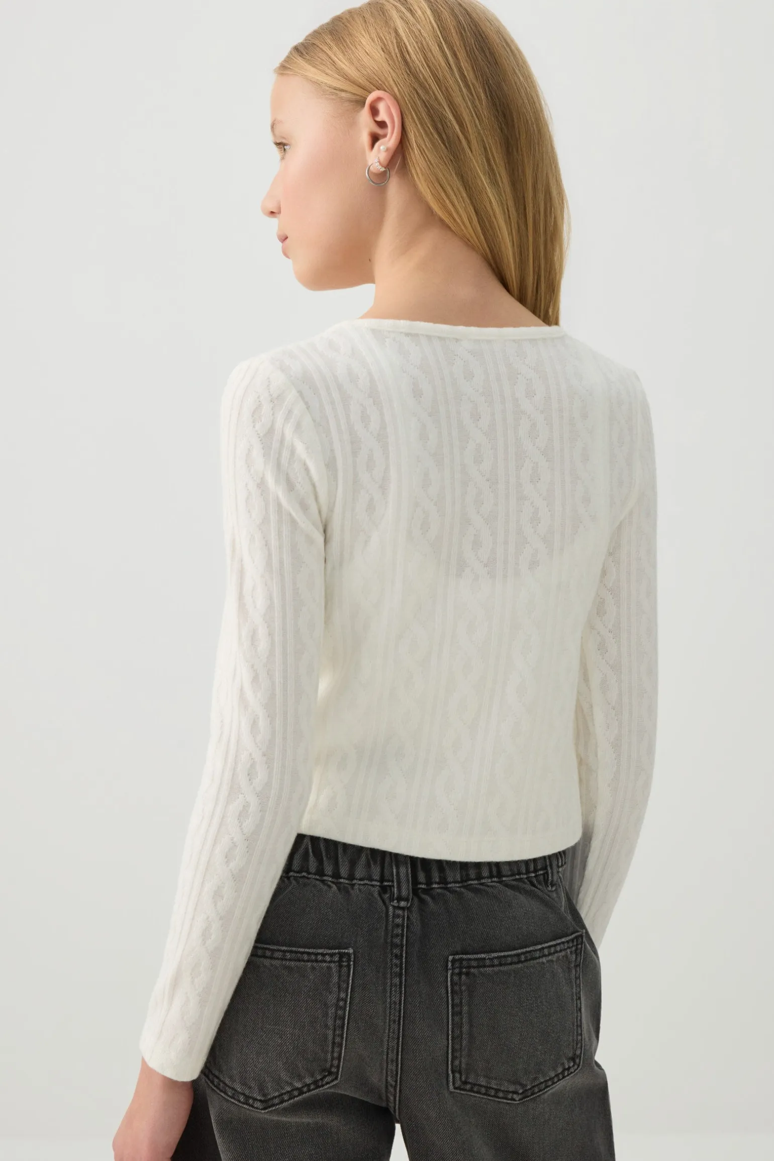 Cardigan with Bow Detail