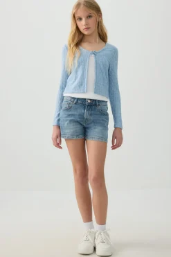 Cardigan with Bow Detail