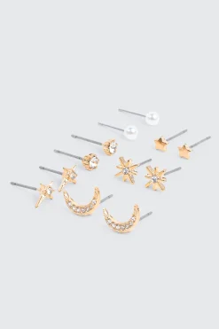 Celestial Stud Earring Gift Set