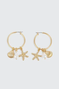 Charm Hoop Earrings