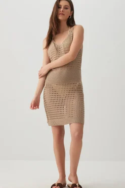 Cinched Waist Dress Cover Up