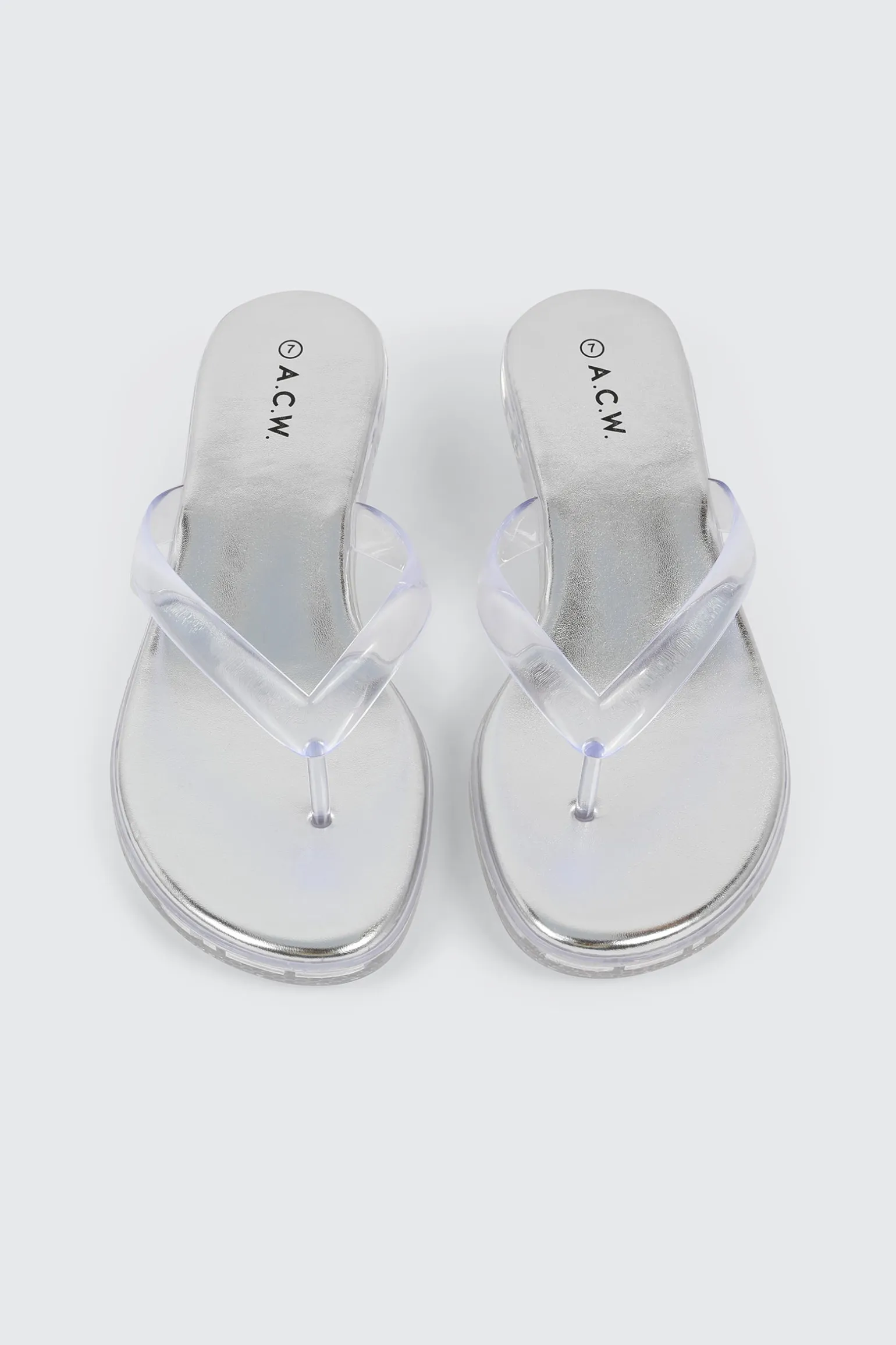 Clear Mule Kitten Heels