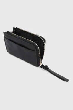 Compact Faux Leather Wallet