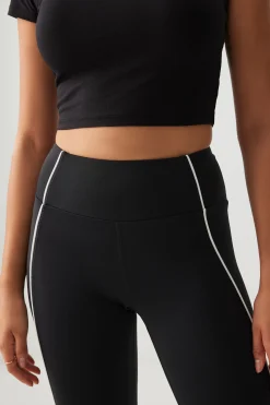 Contrast Piping Leggings