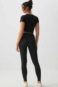 Contrast Piping Leggings