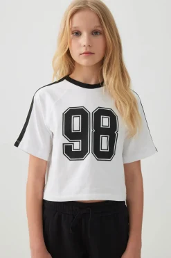 Contrast Stripe Boxy T-Shirt