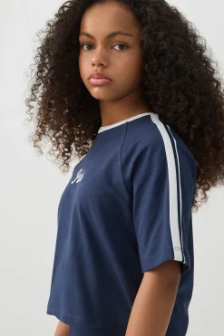Contrast Stripe Boxy T-Shirt