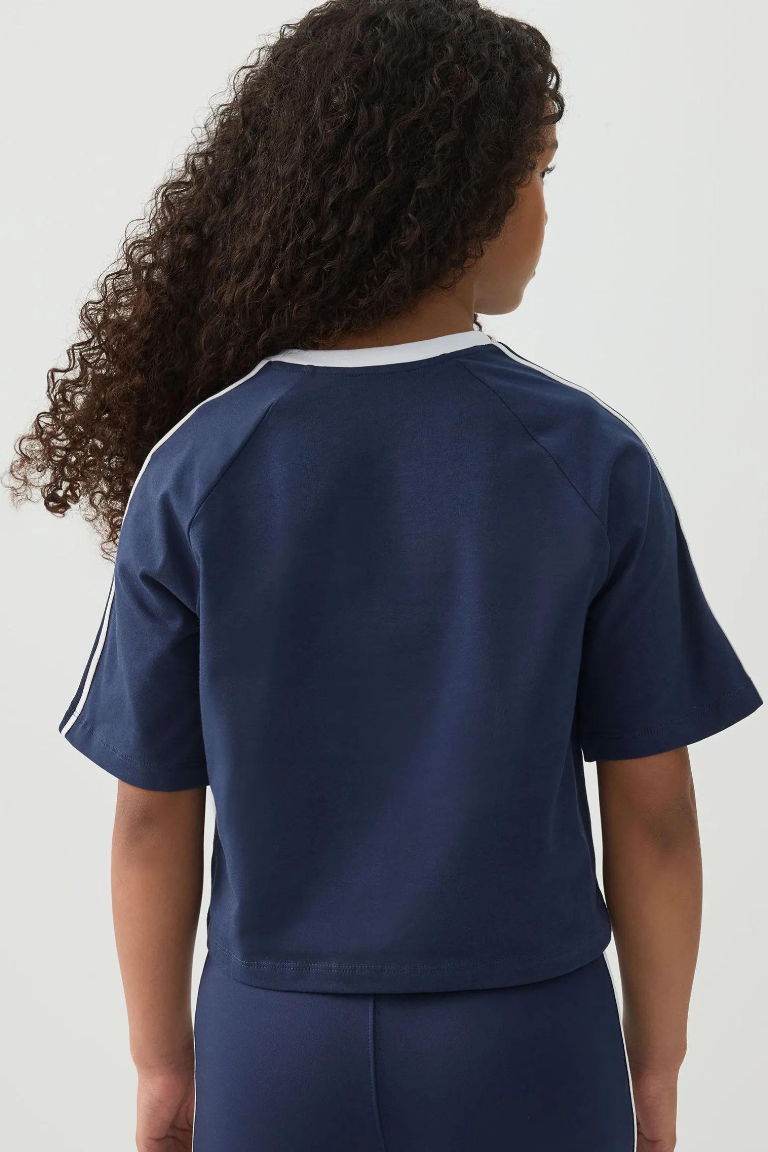 Contrast Stripe Boxy T-Shirt