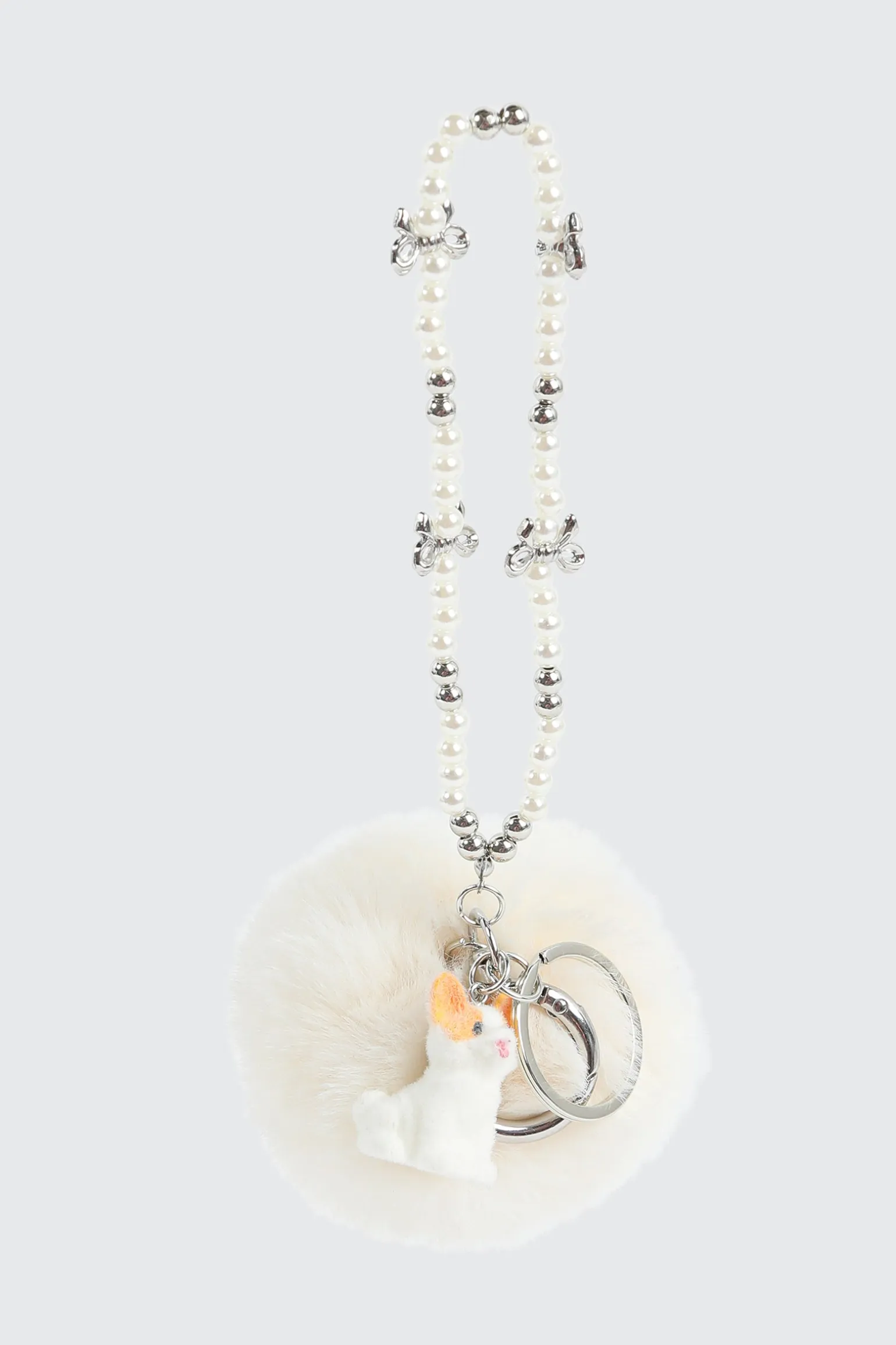 Corgi Faux Fur Keychain