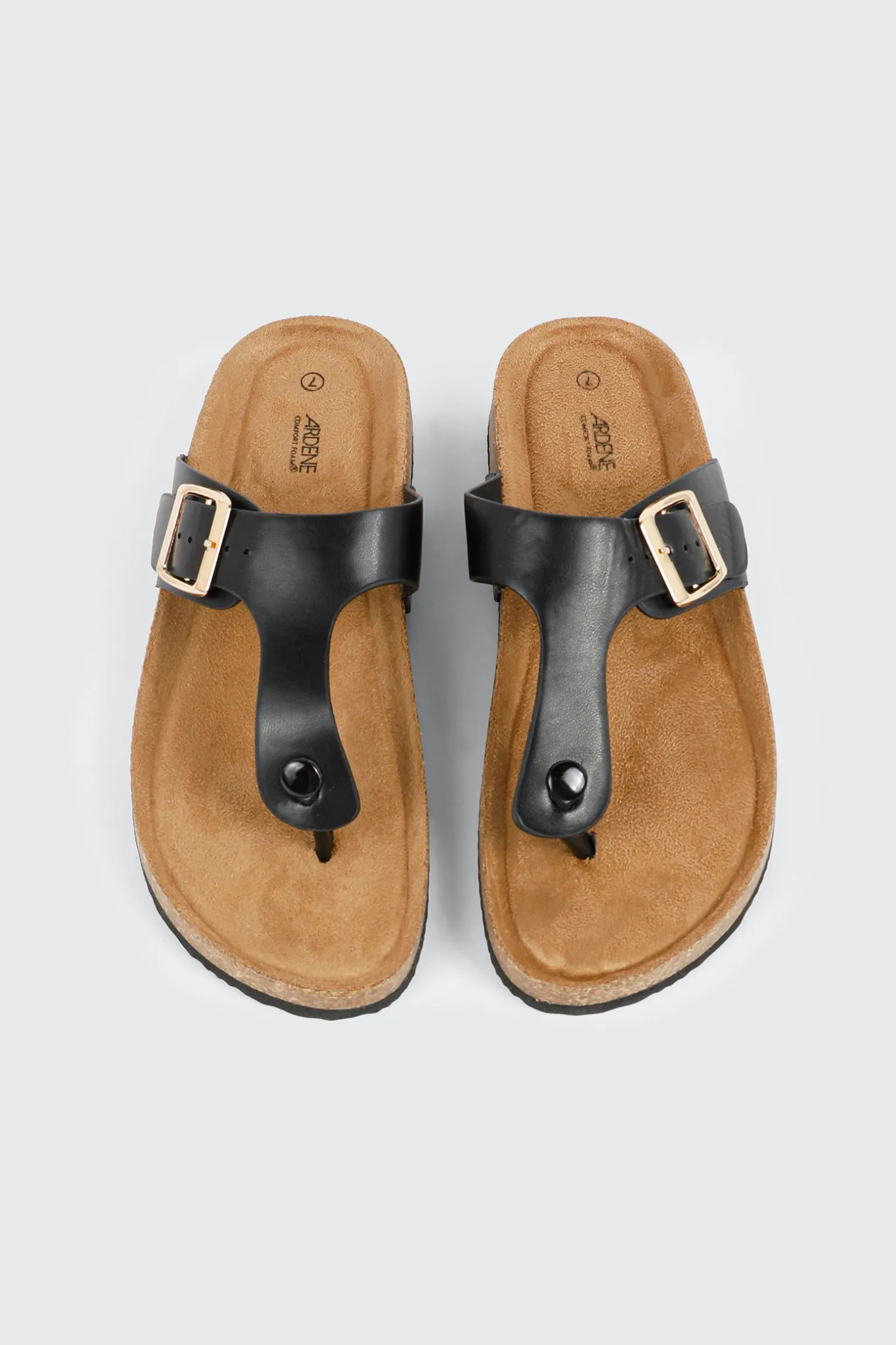 Cork T-Strap Sandals