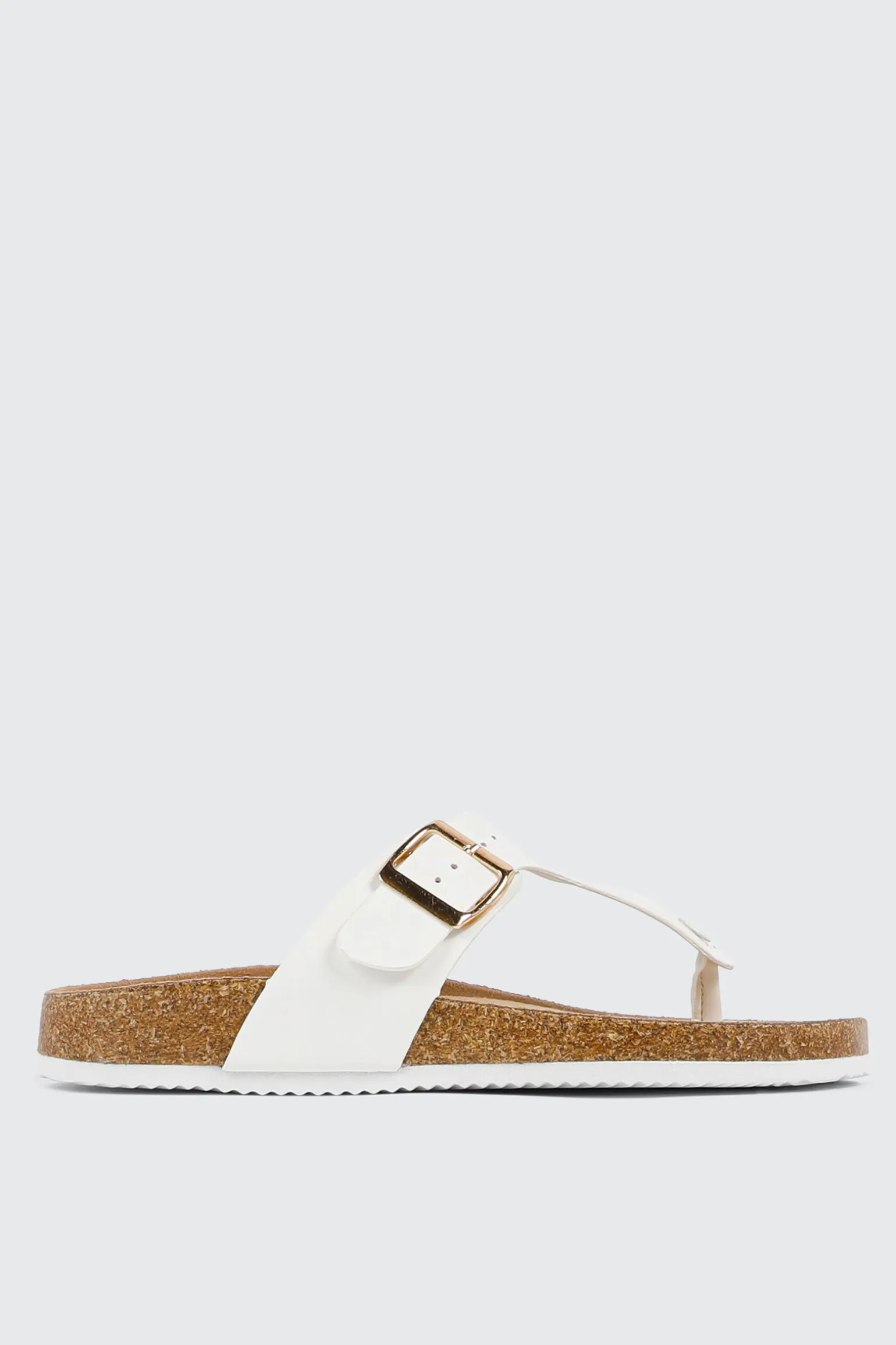 Cork T-Strap Sandals