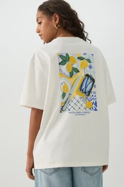Cotton Oversized Graphic T-Shirt