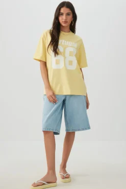 Cotton Oversized Graphic T-Shirt