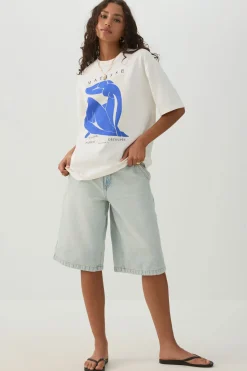 Cotton Oversized Graphic T-Shirt