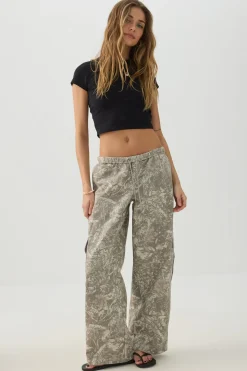 Cotton Woven Cargo Pants
