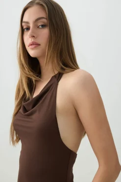 Cowl Neck Maxi Dress