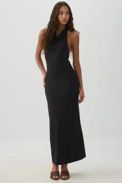 Cowl Neck Maxi Dress
