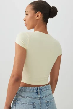 Crew Neck Crop Top