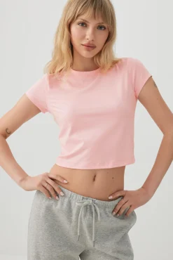 Crew Neck Crop Top